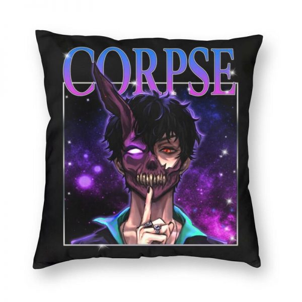 Cool Corpse Husband Pillowcover Home Decor Cushion Cover Throw Pillow for Sofa Double sided Printing - Corpse Husband Merch