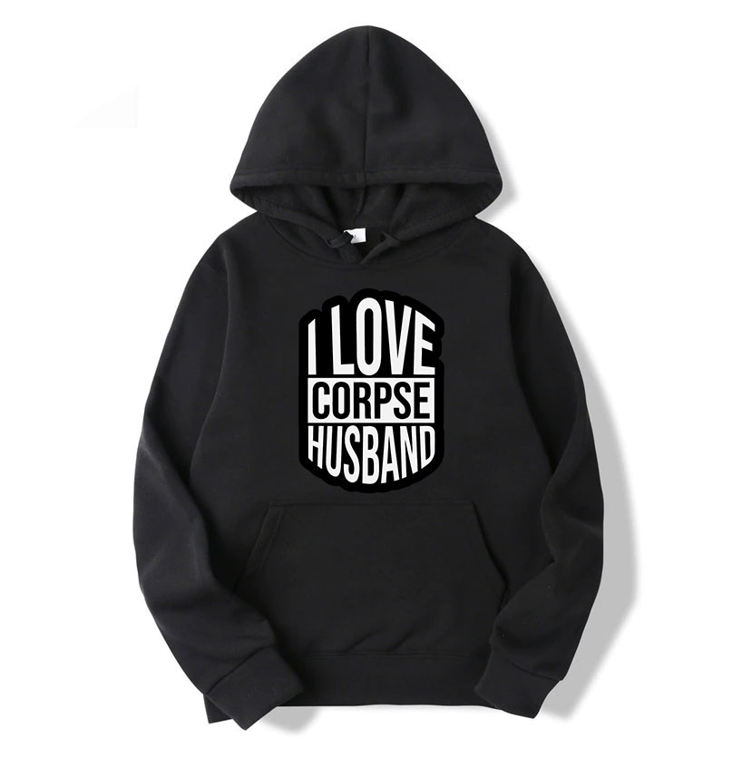 I Love Corpse Husband Pullover Hoodie - Corpse Husband Merch